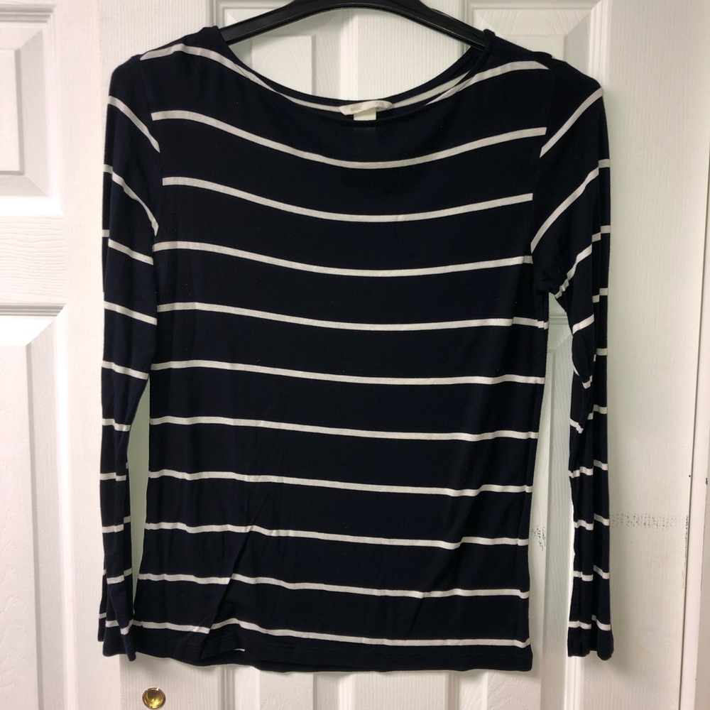 Striped long sleeve shirt